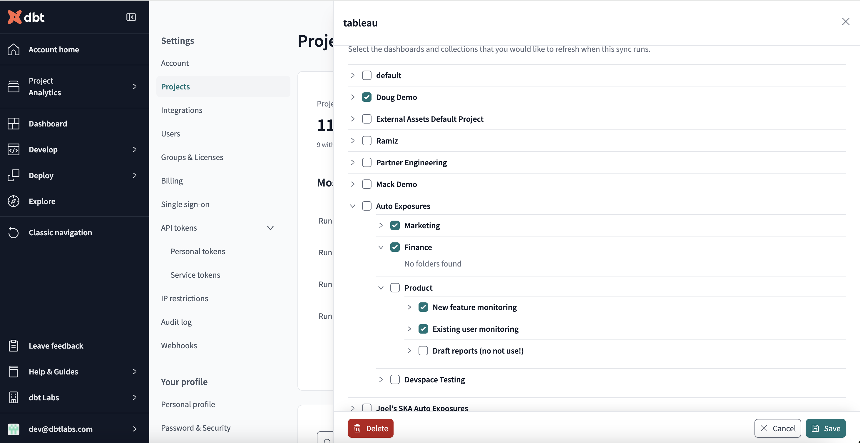 Select the collections you want to include for auto exposures. Select the collections you want to include for auto exposures.